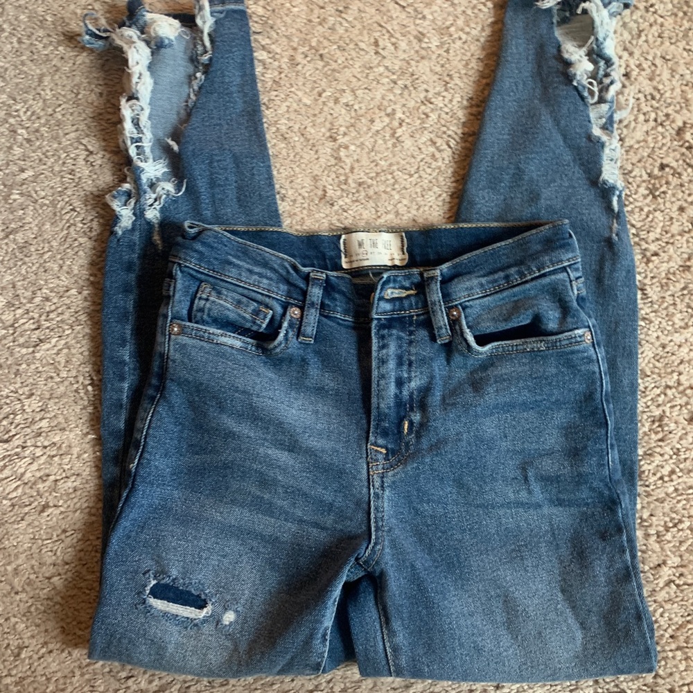 Free People distressed jeans - Picture 6 of 15